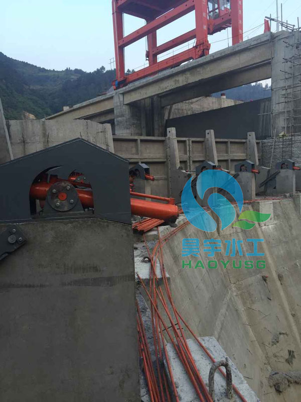 水泥自動翻板壩