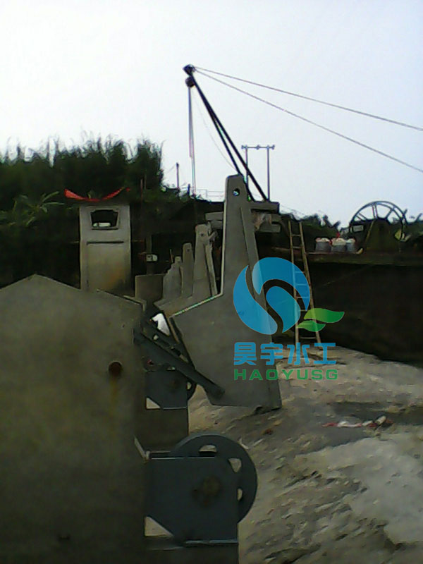 水泥自動翻板壩