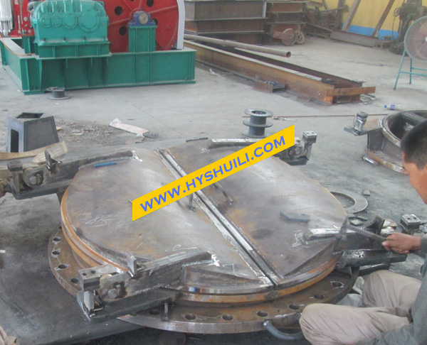 自由側(cè)翻式拍門